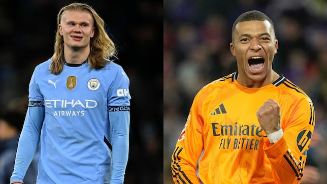 ¿Cuántas veces se han enfrentado Mbappé y Haaland en Champions? Así es el balance de goles entre el noruego y el francés