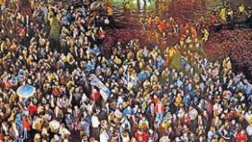 La afición lo celebró por todo lo alto