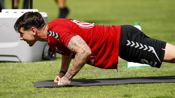 Luis Pérez, jugador del Tenerife.