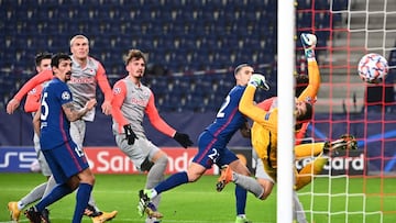 El partido del Atlético en Salzburgo el 9 de diciembre de 2020.