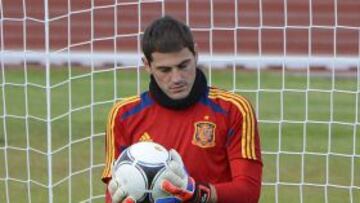 El portero de la selección española, Iker Casillas.