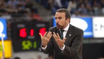 Joan Plaza, durante un partido.