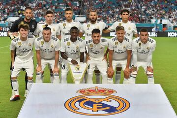 Equipo del Real Madrid.