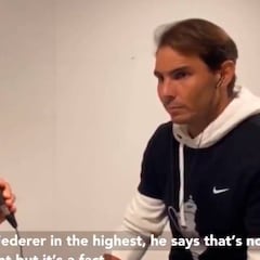 No pillas a Rafa en una de esas ni en tres siglos: estuvo más rápido con el periodista que con su drive