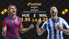 SD Huesca vs. Málaga CF: horario, dónde ver, pronósticos y clasificación
