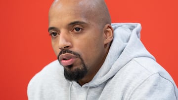 Jordan Theodore en la presentación.