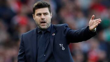 El técnico argentino del Tottenham, Mauricio Pochettino, durante un partido.