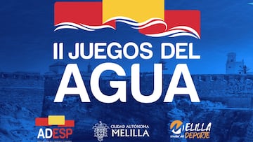 Cartel II Juegos del Agua.