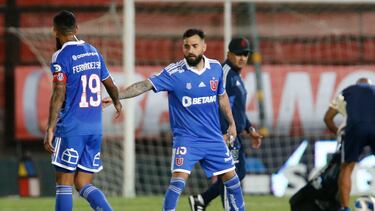Futbol, Universidad de Chile vs O’Higgins.
Fecha 4, campeonato Nacional 2022.
Los jugadores de Universidad de Chile se lamentan luego de perder contra O’Higgins el partido de primera division realizado en el estadio Santa Laura.
Santiago, Chile.
28/02/2022
Marcelo Hernandez/Photosport
Football, Universidad de Chile vs O’Higgins.
4th date, 2022 National Championship.
Universidad de Chile players react after losing against O’Higgins after the end game for first division at Santa Laura stadium.
Santiago, Chile.
28/02/2022
Marcelo Hernandez/Photosport