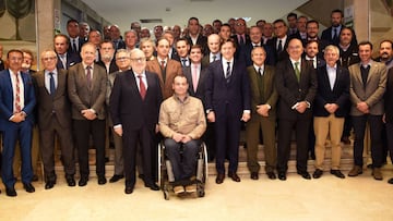 Lete, con las federaciones.