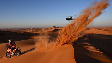 Luciano Benavides en el Dakar.