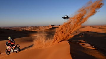 Luciano Benavides en el Dakar.