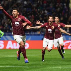 El doblete del 'Chino' Romero, el '9' a vigilar por el Madrid