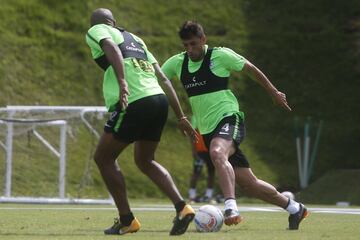 Primer entrenamiento de Nacional tras la salida de Macnelly