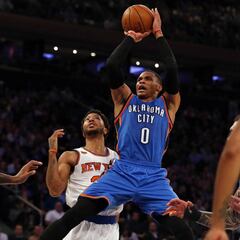 Westbrook cierra su hazaña en el Madison: ¡promedia triple-doble!