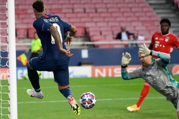 Neymar y Manuel Neuer.