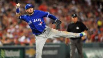 Josh Donaldson, durante el transcurso de las series que enfrent&oacute; a su equipo con los Angels.