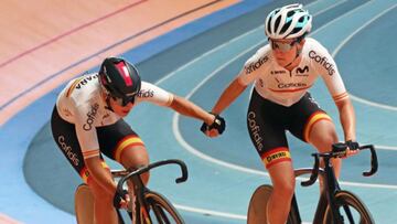 La selección española de ciclismo en pista se prepara para el Europeo