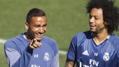 Danilo, con Marcelo.