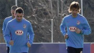 ENTRENAMIENTO SIN BALÓN. La sesión de entrenamiento del jueves estuvo marcada por la ausencia de ejercicios con balón.