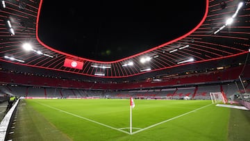 MUNICH, GERMANY - NOVEMBER 27: A general view inside the stadium prior to the Bundesliga match between FC Bayern München and DSC Arminia Bielefeld at Allianz Arena on November 27, 2021 in Munich, Germany. (Photo by Sebastian Widmann/Getty Images)
PUBLICADA 01/12/21 NA MA14 5COL