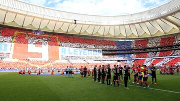 El Wanda Metropolitano se llenó para ver la despedida de Fernando Torres.