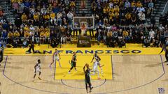 SAN FRANCISCO, CA - JUNE 13: Jaylen Brown #7 of the Boston Celtics shoots a three point basket during Game Five of the 2022 NBA Finals against the Golden State Warriors on June 13, 2022 at Chase Center in San Francisco, California. NOTE TO USER: User expressly acknowledges and agrees that, by downloading and or using this photograph, user is consenting to the terms and conditions of Getty Images License Agreement. Mandatory Copyright Notice: Copyright 2022 NBAE (Photo by Noah Graham/NBAE via Getty Images)