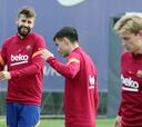 Messi y Griezmann no salen a entrenar