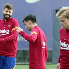 Messi y Griezmann no salen a entrenar