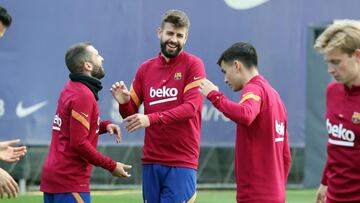 Messi y Griezmann no salen a entrenar