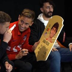 Llorente bromea con lo poco que pasa el balón João Félix y se vuelve viral