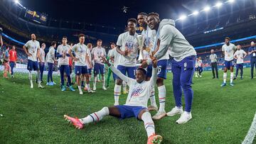 Jordan Siebatcheu of USA during the game United States vs Mexico, corresponding to the Great Final of the -Final Four- of 2019-2020 CONCACAF Nations League, at Empower Field at Mile High Stadium, on June 06, 2021.
<br><br>
Jordan Siebatcheu de USA durante el partido Estados Unidos vs Mexico, correspondiente a la Gran Final del -Final Four- de la Liga de Naciones CONCACAF 2019-2020, en Empower Field del Mile High Stadium, el 06 de junio de 2021.