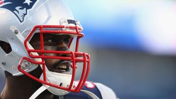 Chandler Jones con los New England Patriots.
