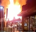 Momentos de pánico en Badajoz por un incendio muy cerca de un McDonalds