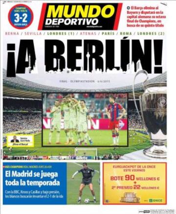 Portadas de la prensa deportiva