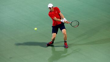 Andy Murray durante un partido de esta temporada.