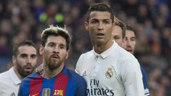 Messi y Cristiano en el &uacute;ltimo Cl&aacute;sico.