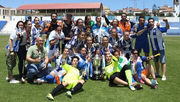 17/05/15 FUTBOL FEMENINO PARTIDO FINAL COPA DE LA REINA
 SPORTING DE HUELVA - VALENCIA
 ALEGRIA CELEBRACION CAMPEONAS
 
 FOTO.ENVIADA.ISABEL,ROLDAN.
 
 &Acirc;&copy;EIDAN RUBIO
 PUBLICADA 18/05/15 NA MA45 2COL