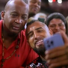 ¡Es una estrella!: el gesto de Vidal por el que ya lo aman en Flamengo