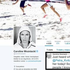 El tenis, con Kvitova: "Una de las mejores personas que conozco"