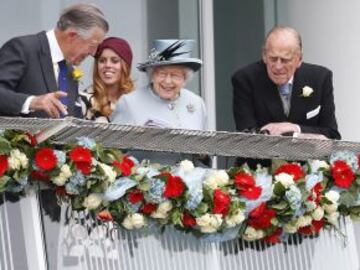 La reina Isabel II junto a su esposo Felipe de Edimburgo.