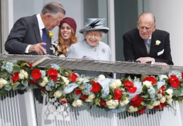 La reina Isabel II junto a su esposo Felipe de Edimburgo.