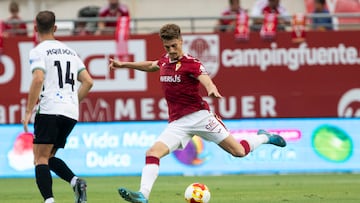 Jaso, en el choque ante el Juventud Torremolinos.