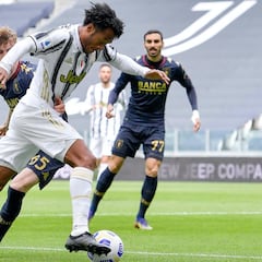 Cuadrado asiste en 45' y Juventus derrota a Genoa en Turín