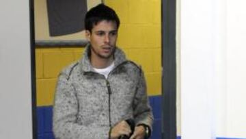 <b>PREOCUPADO. </b>Manu, ayer tras confirmarse su lesión.