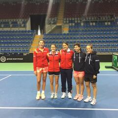Spain arrive in Serbia to begin Fed Cup campaign