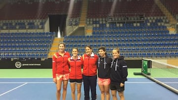 La Selección de Fed Cup.