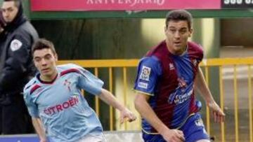<b>MAL PARTIDO. </b>Aspas no estuvo afortunado ante el Levante.