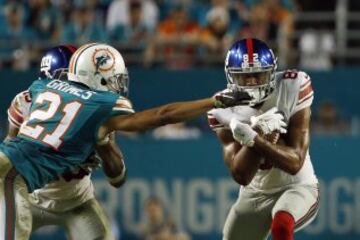 Pero en la primera jugada del segundo cuarto, los Giants retomarían el mando del partido gracias a una recepción corta de Rueben Randle para touchdown. El wide receiver fue el segundo máximo receptor de los Big Blue, aunque a bastante distancia del primero (Beckham). El 82 sumó 58 yardas en 5 recepciones.