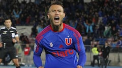 Futbol, Universidad de Chile vs Universidad Catolica.
 Copa Chile 2016.
 El jugador de Universidad de Chile Gaston Fernandez,  celebra su gol contra Universidad Catolica durante el partido de vuelta de los cuartos de final de la Copa Chile en el estadio Nacional de Santiago, Chile.
 24/10/2016
 Ramon Monroy/Photosport******
 
 Football, Universidad de Chile vs Universidad Catolica.
 Copa Chile Championship 2016.
 Universidad de Chile&#039;s player Gaston Fernandez celebrates his goal against Universidad Catolica during the Copa Chile Championship quarter final, second leg, football match at the Nacional stadium in Santiago, Chile.
 24/10/2016
 Ramon Monroy/Photosport